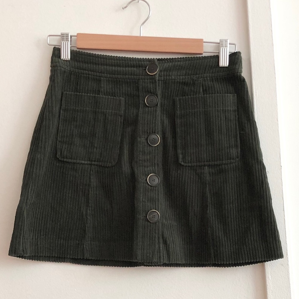 Zara corduroy mini skirt - size xs